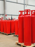 FM-200 (HFC-227ea) / Novec 1230 (FK-5-1-12) 25/42 Bar Fire Suppression System Cylinders