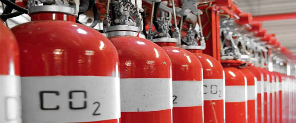 Carbon dioxide fire suppression system banner – Agnitar CO2 fire protection for industrial and electrical risks